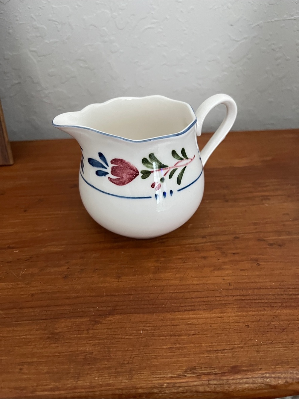 Nikko Provincial Designs White Ceramic Creamer